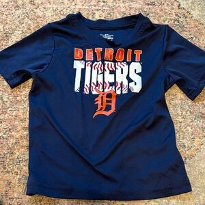 Kids Detroit Tigers Navy Blue Short Sleeve Tee